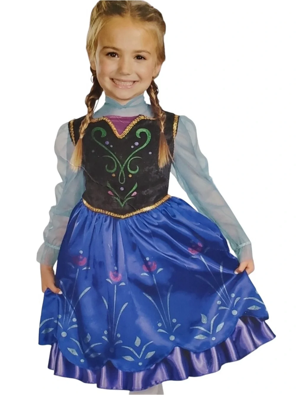 NEW In Package Disney Frozen Anna Children’s Costume size XS 3T-4T